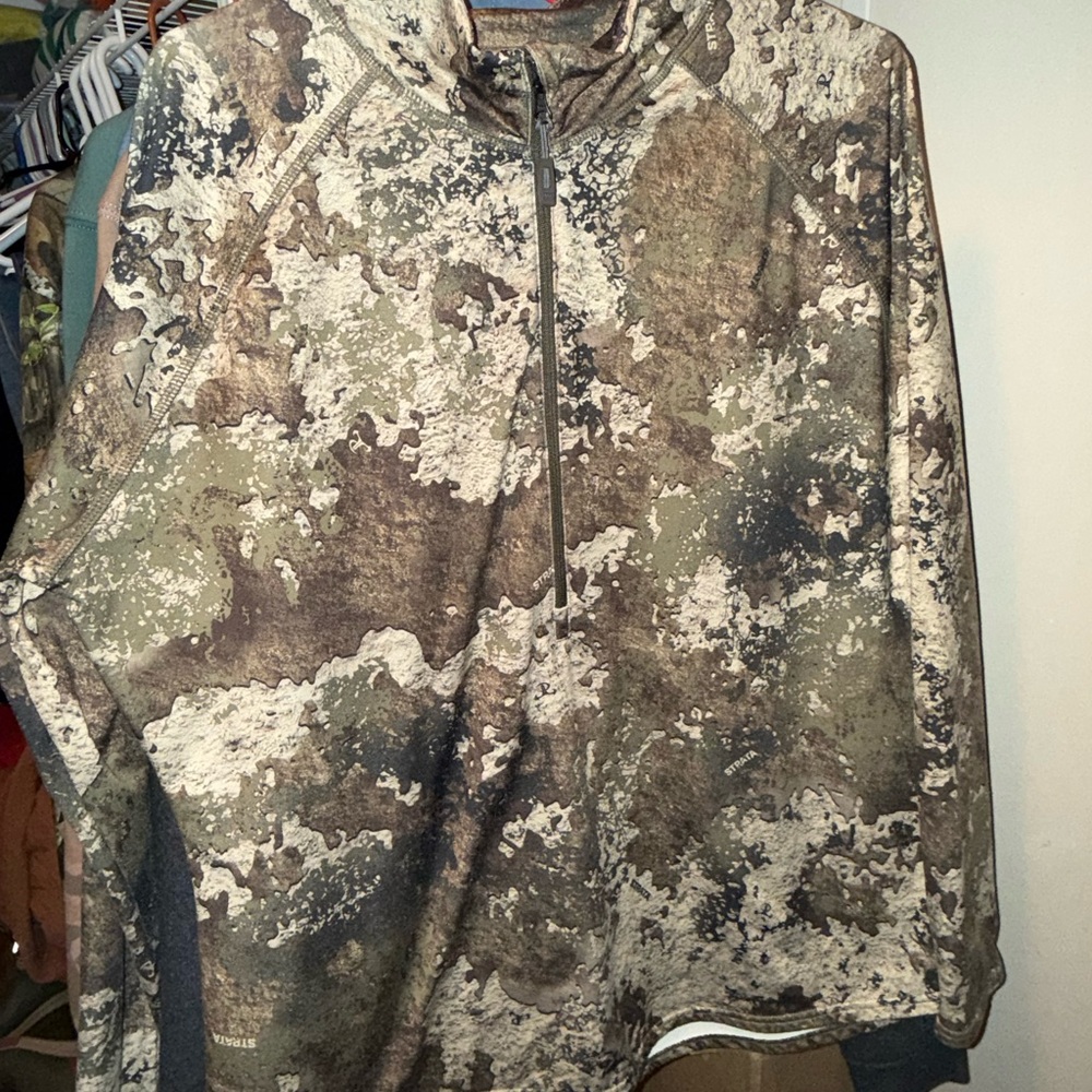 Camouflage SHE Outdoors brand Quarter-Zip Pullover